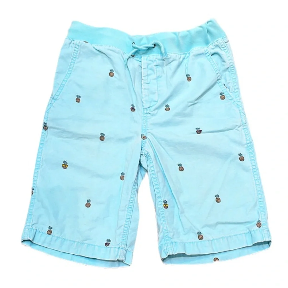 Gap Kids blue pineapple print shorts size XXL